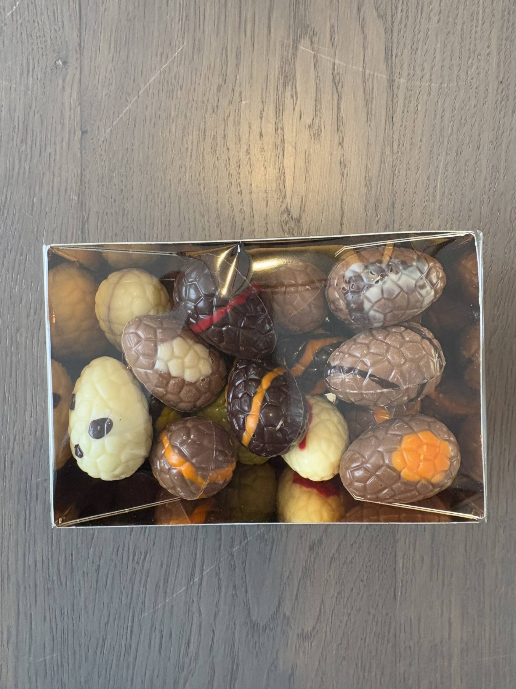 Goudbakje gemengde eitjes
