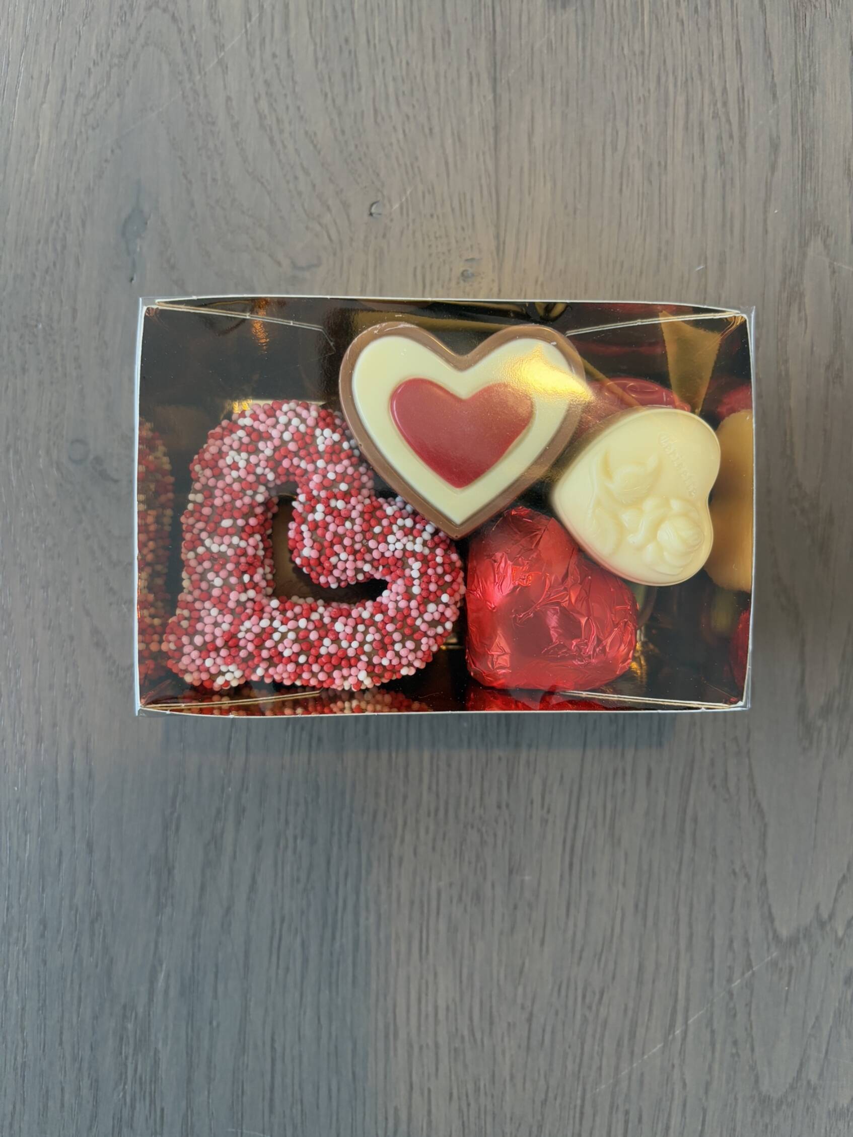 Goudbakje hartjes