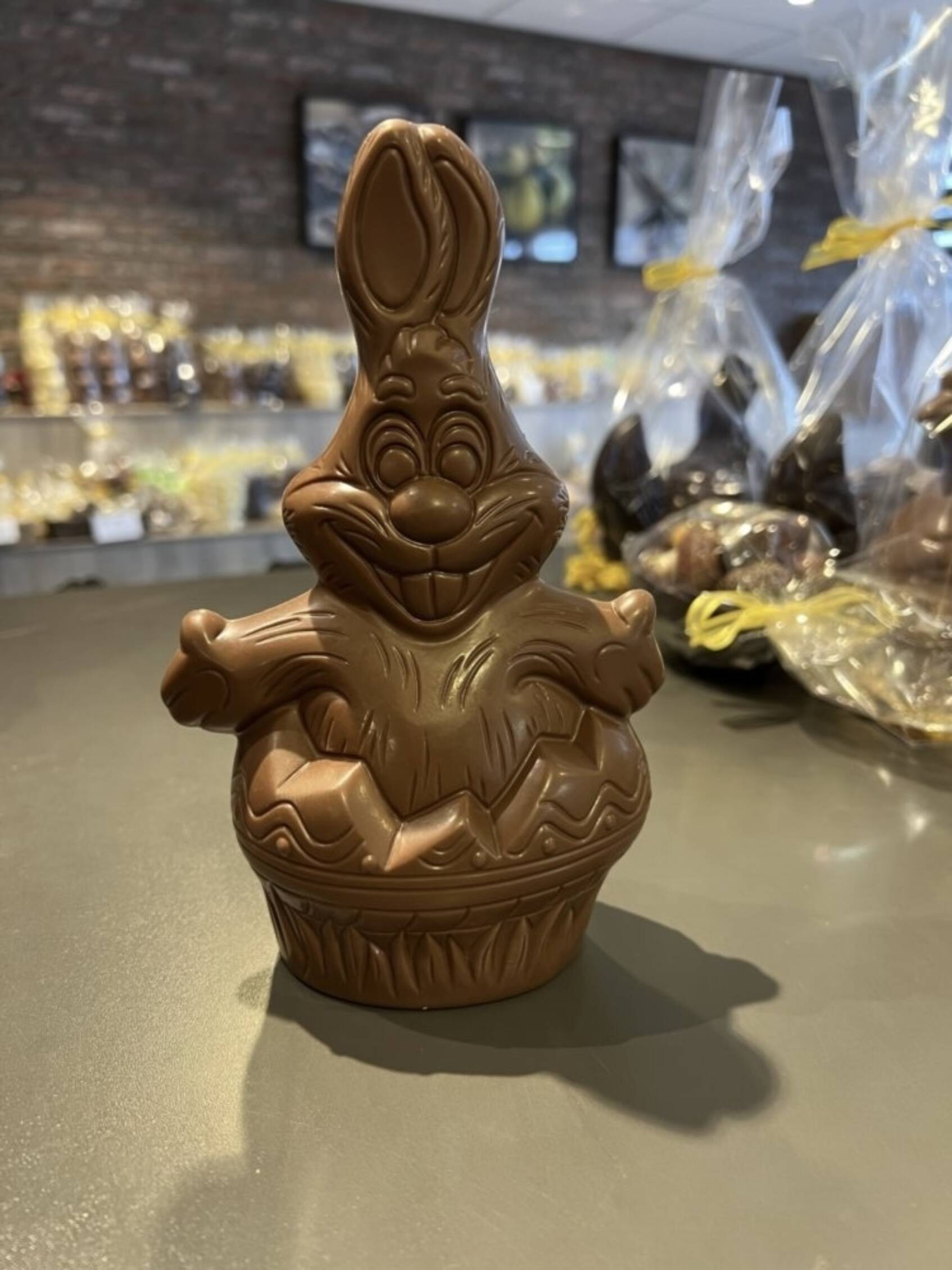 Hol figuur: paashaas uit ei